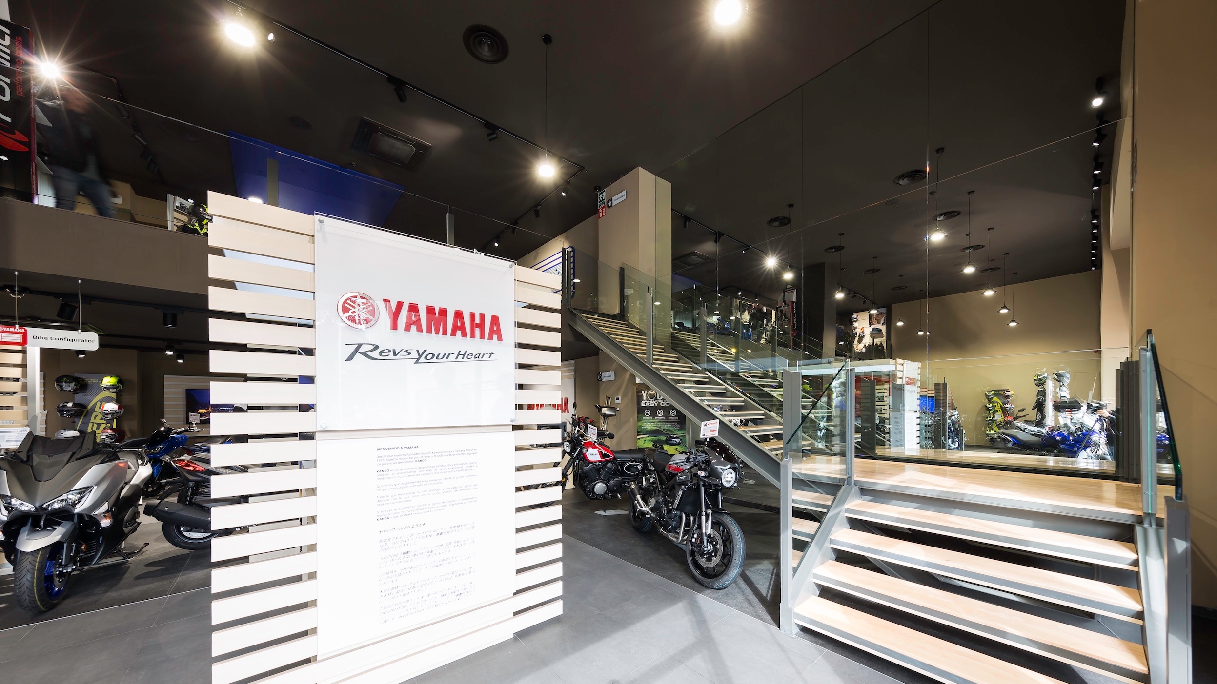 Yamaha retail showroom, Madrid – GRUPO MCI