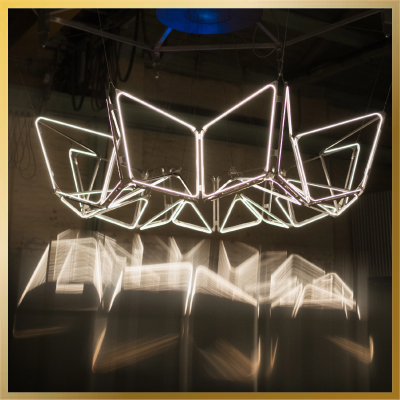 BLOOMAIRE KINETIC CHANDELIER